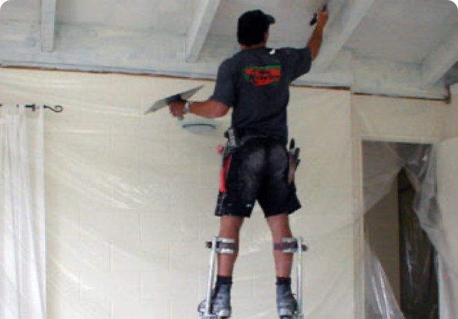 Ceiling plastering in Tauranga, Bay of Plenty, by AR Plus.